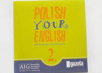 kurs angielskiego na płycie cd Polish your english cześć 2