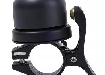 Dzwonek rowerowy z uchwytem i mocowaniem na Apple Airtag 22mm czarny