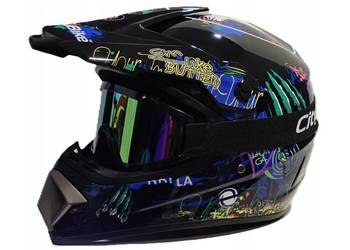 KASK Cross ATV Quad Enduro hulajnoga + Gogle nowy wszystkie rozmiary