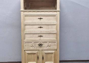 Bardzo Ładny Dębowy Słupek Secesyjny AntykiMarki.pl