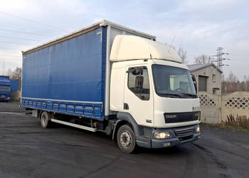 DAF LF 45 220 18ep, firanka, euro3, dach suwany, ładowność 6500KG