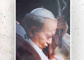 A4 obrazek z Janem Pawłem II, papież plakat A4, plakat z Karolem Wojtyłą