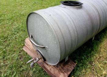 Zbiornik ocynk 600l do wody deszczowej lub paliwa