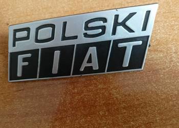 Emblemat POLSKI FIAT Fiat 126p ORYGINAŁ z PRL