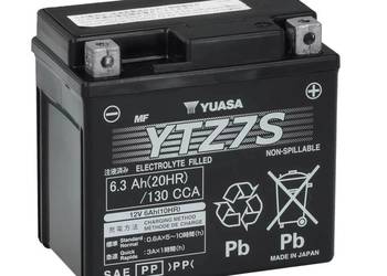 NOWY Akumulator motocyklowy YUASA YTZ7S Wet Charge 6Ah 130Ah