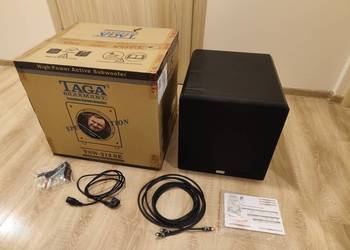 Subwoofer aktywny Taga Harmony TSW-212 SE Czarny Black + kabel TAVC-SY-5M