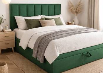 Łóżko kontynentalne otwierane (z pojemnikiem) +PANEL+MATERAC PRODUCENT!