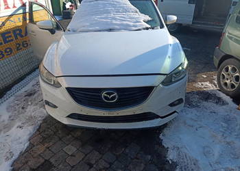 Mazda 6 GJ 12-15 KOMPLETNY przód Zderzak Lampy Błotniki Maska Pas