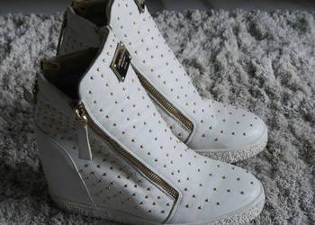 Pucciani świetne buty dżety koturn 38