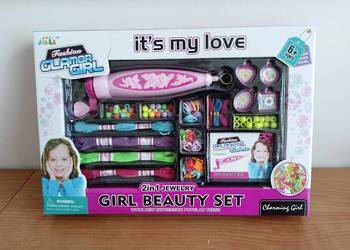 Zestaw do robienia biżuterii dla dziewczynki 6+ | Girl Beauty Set | NOWY