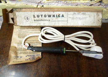 Lutownica miniaturowa 25W 220V prod. S.I. Jedność PRL