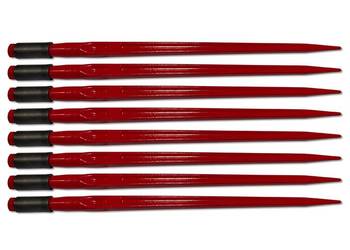 8x ZĄB ŁADOWACZA PROSTY 810 mm + TULEJKA CHWYTAKA TURA [7454