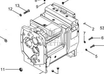 New Holland T8010 T8020 T8030 T8040 T8050 Obudowa Skrzyni Biegów 87428576