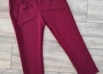 Bordowe spodnie materiałowe Dorothy Perkins Nowe 44  Vintage