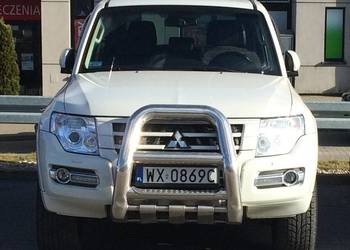 Orurowanie grill progi Pajero IV krótkie