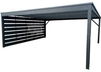 Carport - Wiata samochodowa CarPort 5x5 m  dodatkowa zabudowa GP737