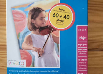HP Premium Plus Photo Paper 10x15 cm 100 sztuk -NOWY- real foto