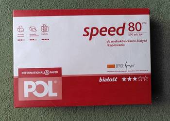 Papier biurowy PolSpeed A4 POLSPEED biały A4 500 arkuszy