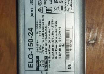 Zasilacz led 24v 150W  ip67