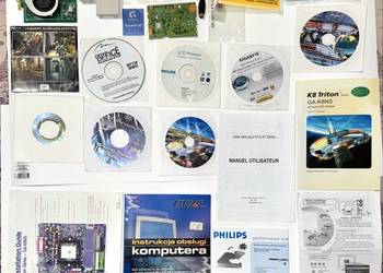 Zestaw komputerowy, karta graficzna, przewody, kable płyty, OC, gry.