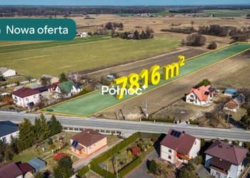 7816 m² z potencjałem zabudowy, gm. Borki