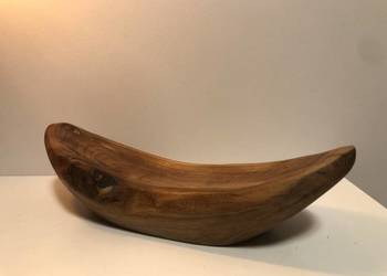 Misa ozdobna ręcznie robiona hand made orzech