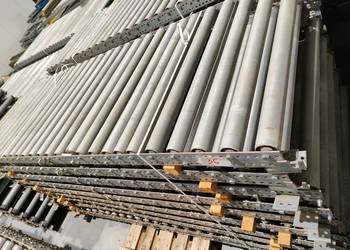 Przenośnik rolkowy BITO 26 mb systemowy ocynkowany do transportu palet, ka…