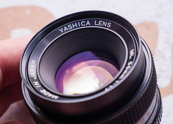 Yashica ML 50mm f/1.7 C/Y (tańszy Planar 50/1.7)