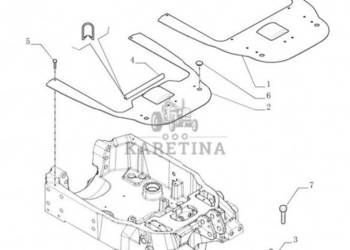 New Holland T6010 Pokrywa 84267280