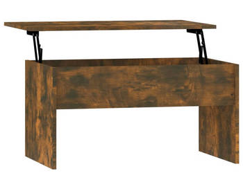 Stolik kawowy przydymiony dąb 80x505x415 cm WM-819287