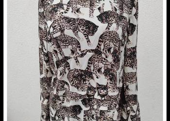 Krótka sukienka koty cats H&M 42 XL 100% wiskoza