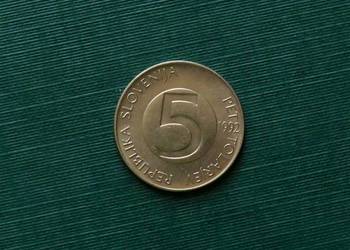 SŁOWENIA - 5 tolarów (1992r.)