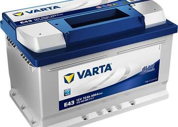 Akumulator rozruchowy VARTA 12V 72Ah 680A,akumulator do samochodu osobowego