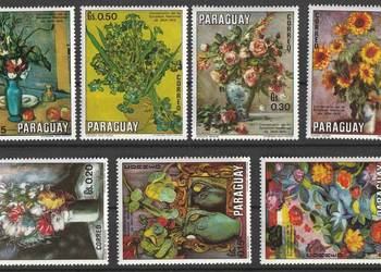 PARAGWAJ - MALARSTWO KWIATY - 1970 - CZYSTE **