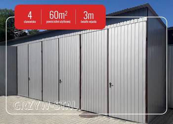 Garaż blaszany 10x6 hala -Garaże Blaszane , Wiaty - GrzywStal A6v6