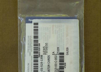 Manual do maski M50 operators cards