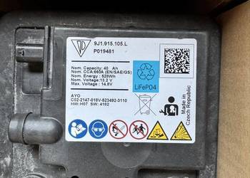 9J1.915.105.L Akumulator LiFePO 12V PORSCHE TAYCAN PAD915989Y