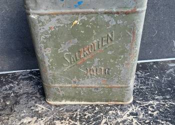 SALZKTTEN KANISTER 10 LITRÓW NIEMIECKI SYGNOWANY AUTO TRAKTOR LKW