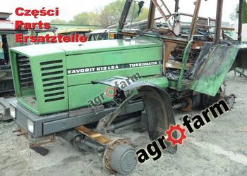 Fendt 612 LSA części, skrzynia biegów most przedni