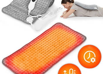 Poduszka elektryczna 60x30 cm mata grzewcza z pilotem 10 poziomów grzania…