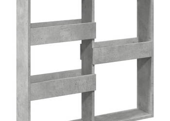 Szafka ścienna szarość betonu 80x15x80 cm WM-854547