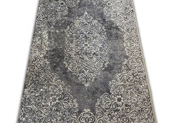 NOWOCZESNY DYWAN 130X190 PRINT 978-803 CIENKI GŁADKI WŁOS ANTYPOŚLIZGOWY