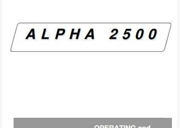 HARDI EVRARD ALPHA 2500 instrukcja obsługi PL