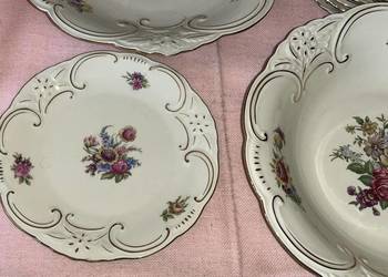 Talerzyk śniadaniowy. Syg. Bareuther. Bawaria.  Kwiaty Talerzyk śniadaniowy. Syg. Bareuther. Bawaria.  Kwiaty