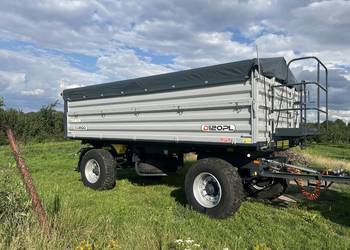 Metaltech CARGO D120PL Przyczepa rolnicza, ładowność 12 ton, plandeka