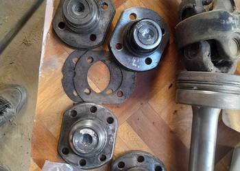 Sworznie i łożyska zwrotnicy, półosi, ładowarka manitou 731