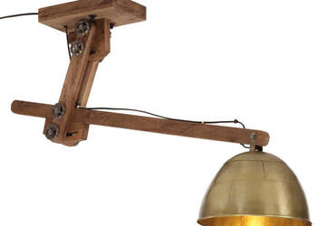Lampa sufitowa 25 W antyczny mosiądz 105x30x65-108 cm E27 WM-371922