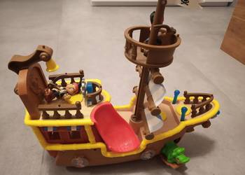 Fisher Price Jake I Piraci Z Nibylandii Duży Statek Colossus