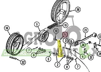 188205C94, 188205C93, 188205C92 DŹWIGNIA CNH