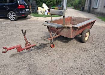 Przyczepka PU-4 Ogrodowa Dzik Quad Glebogryzarka Unikat PRL